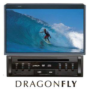 DVD לרכב קורא DIVX כולל כניסת USB ומסך "5 LCD