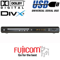 נגן DVD DIVX קורא עברית ומעדכן גירסאות FUJICOM