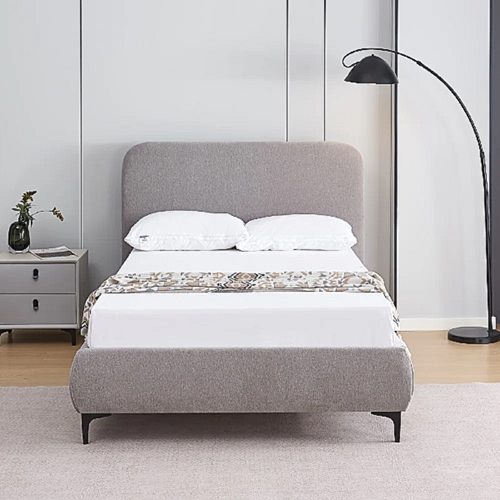 מיטה רחבה דגם קורין 190*120 אפור HOME DECOR