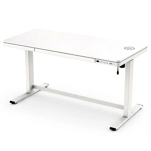 שולחן חכם מתכוונן לבן 140X70 ס"מ SMARTER ET118W-N