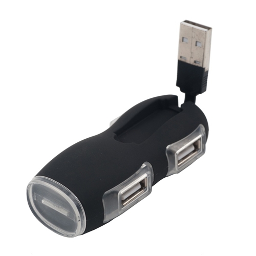 מפצל USB אחד ל- 3 משולב קורא כרטיסי זיכרון