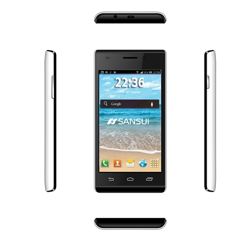 סמארטפון 4" לבן Android 4.4.2 מעבד ליבה כפולה