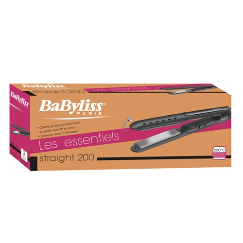 BaByliss מחליק שיער קרמי לשיער רטוב או יבש