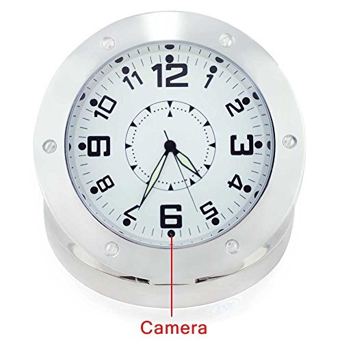מצלמת ריגול זעירה מוסלקת בשעון שולחני מעוצב