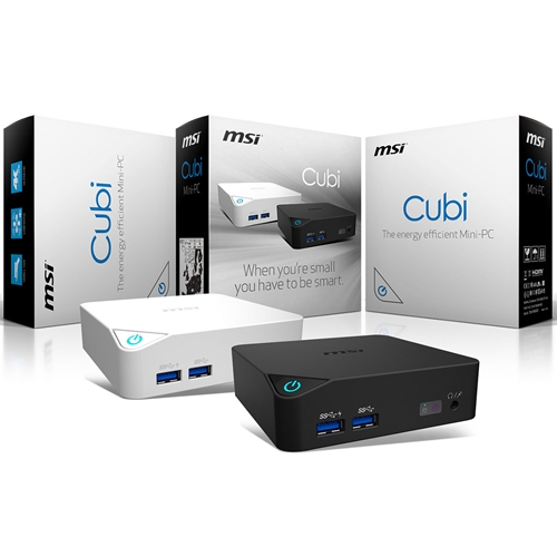 מחשב נייח CUBI מפרט i3-5005u 4GB 1TB WIN10 4K