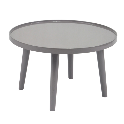 שולחן קפה אפור מבריק עיצוב מודרני בחלל הסלון!