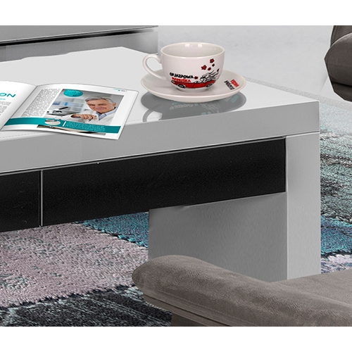 שולחן לסלון בצבע לבן דגם Panda מבית LEONARDO