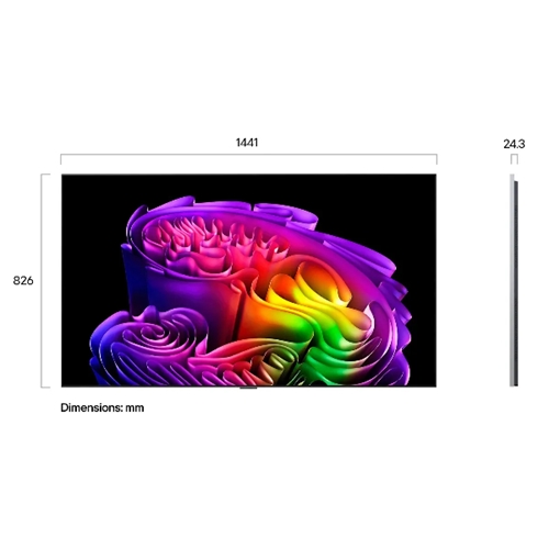 טלוויזיה חכמה 65" LG OLED65G66LW 4K OLED evo G6