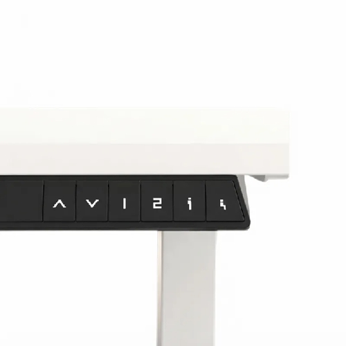 שולחן חכם מתכוונן לבן 100X60 ס"מ SMARTER ET119W-C