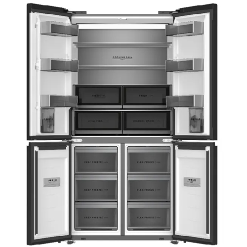 מקרר 4 דלתות 617 ליטר קו אפס FRIGIDAIRE FQF675GGM
