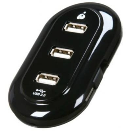 מפצל 3 כניסות USB וחיבור מיני USB לסנכרון וטעינה
