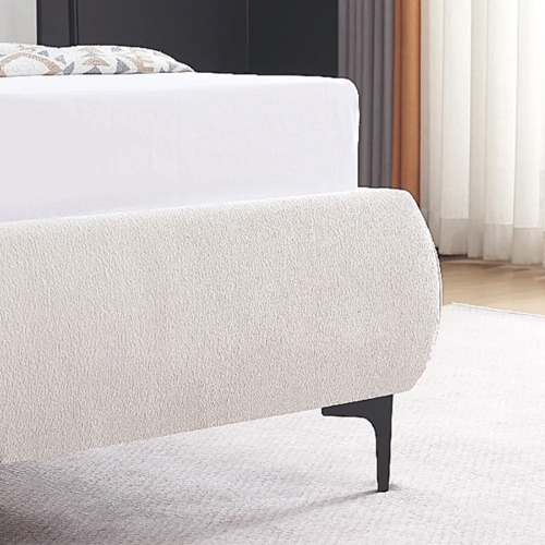 מיטה רחבה דגם קורין 190*120 קרם HOME DECOR