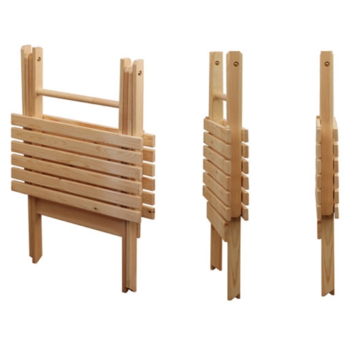 סט שולחן וכסאות לגינה או מרפסת מעץ מלא