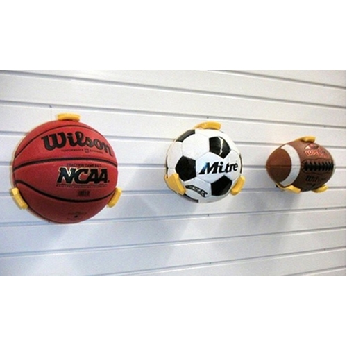 מתקן לתליית כדורסל או כדורגל על הקיר