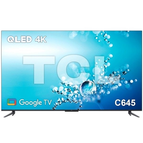 טלוויזיה "50 QLED 4K Google TV דגם TCL 50C645