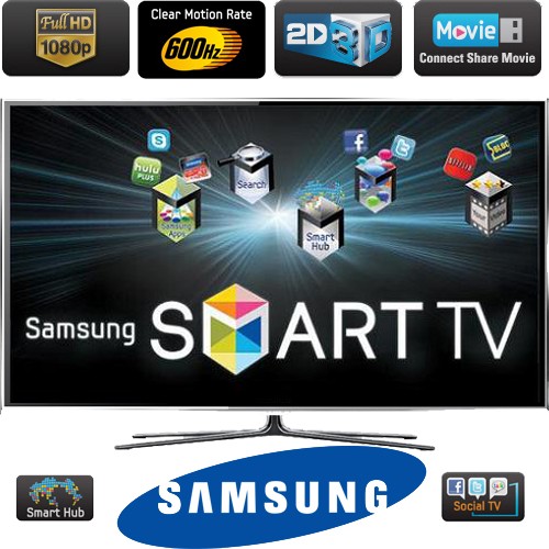 טלוויזיה "46 SMART TV LED D3 דגם SAMSUNG 46D7000