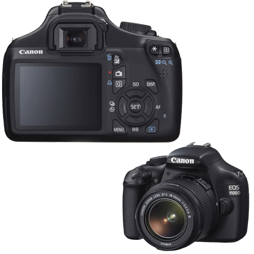 Canon EOS  1100D + עדשה 18-55 + מתנות