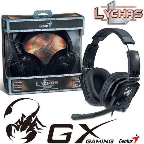 אוזניות גיימרים ומיקרופון GENIUS GX Gaming LYCHA
