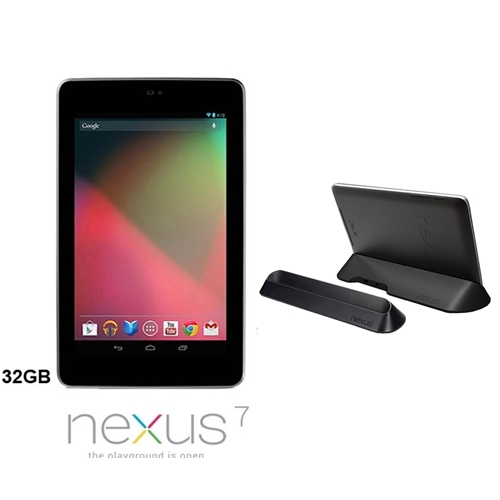 טאבלט "7 IPS אחסון 32GB + תחנת עגינה Nexus 7