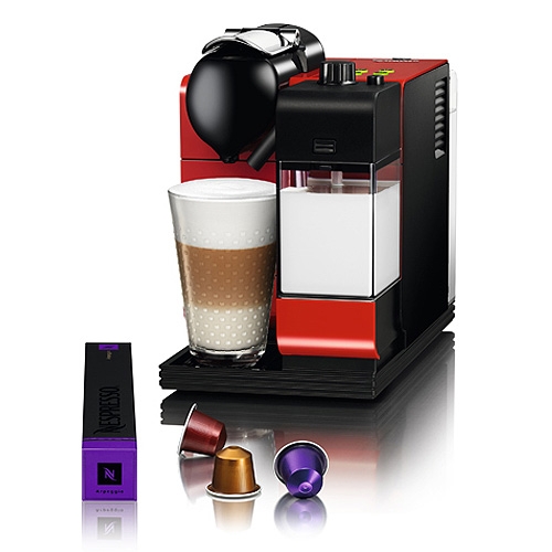 מכונת קפה NESPRESSO מסדרת +Lattissima צבע אדום
