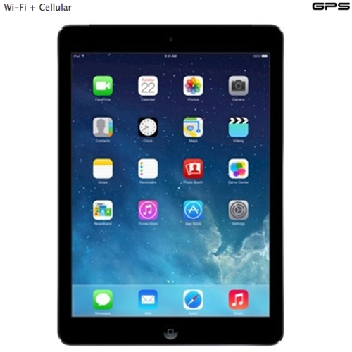 iPad Air Wi-Fi Cellular 16GB שחור/לבן