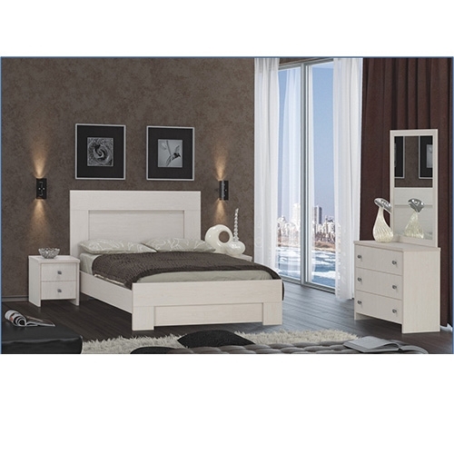 חדר שינה זוגי שלם מסוגנן בעיצוב נקי HOME DECOR