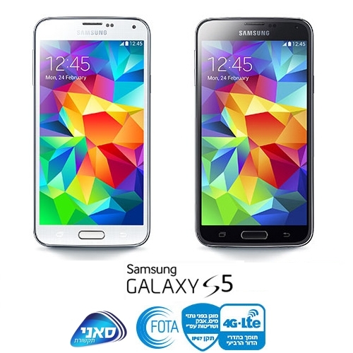 Samsung Galaxy S5 אחריות יבואן רשמי - 24 תשלומים