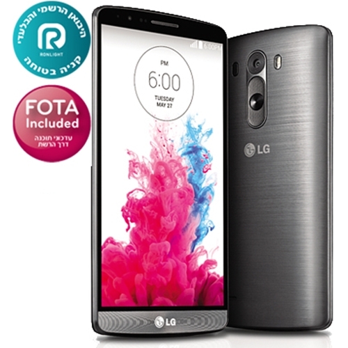 LG G3 אחסון 16GBּ שנתיים אחריות יבואן רשמי