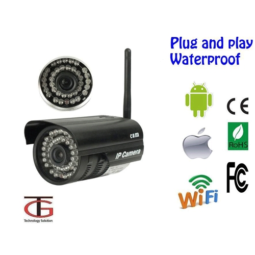 מצלמת IP אלחוטית לתנאי חוץ כולל WI-FI