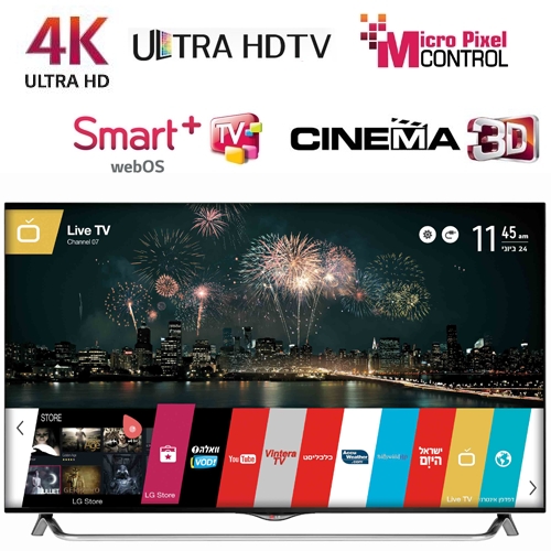 טלוויזיה 49" LED 4K 3D Smart TV דגם:49UB859Y