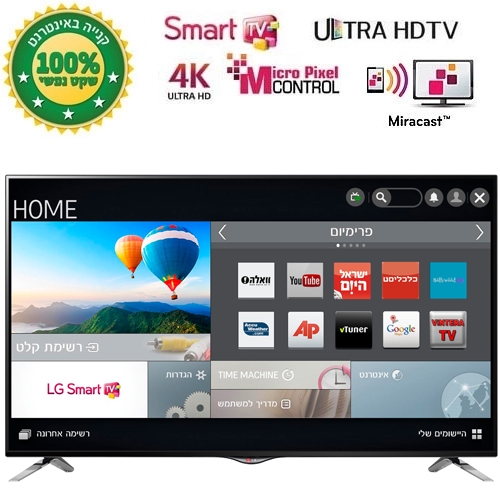 טלוויזיה 55" Slim LED Smart TV 4K Ultra HD