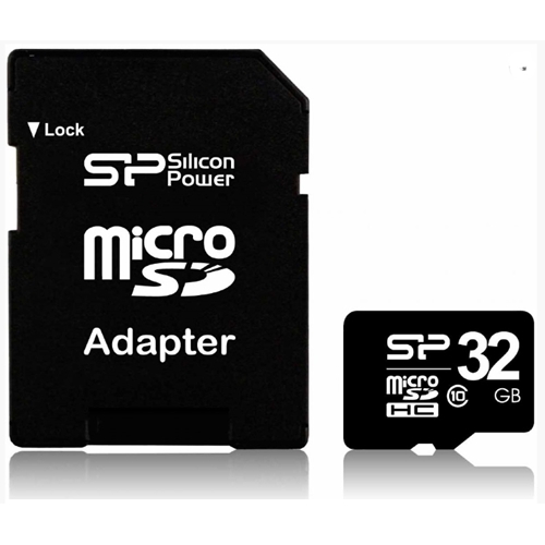 כרטיס זכרון מיקרו 32GB SD מבית Silicon Power