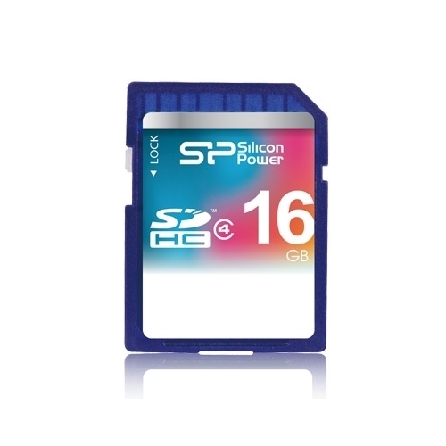כרטיס זכרון SD 16GB Class 8 מבית SILICON POWER