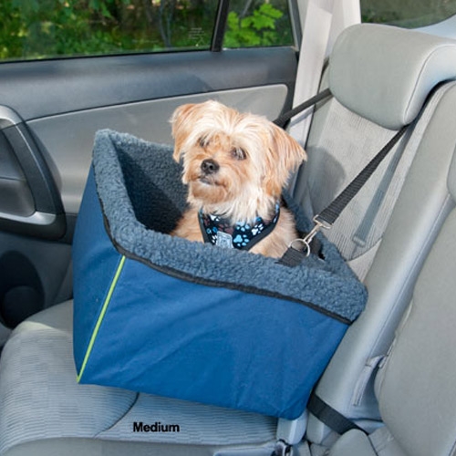 בוסטר לכלבים, מושב מרופד נוח להסעת כלבים ברכב