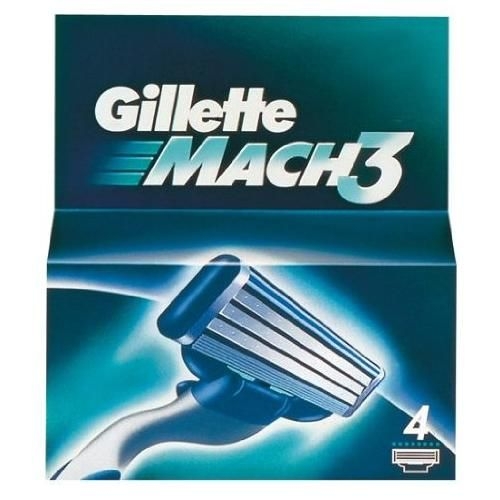 מארז 4 סכיני גילוח לבחירה Gillette דגם: MACH 3