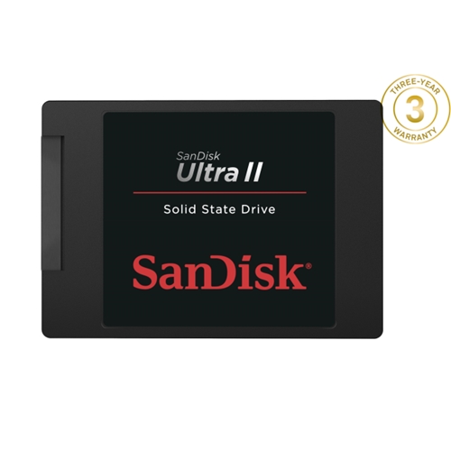 כונן קשיח SSD Ultra II איכותי בנפח 480GB דגם SDSSDHII480G