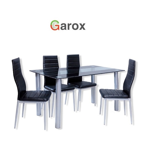 פינת אוכל מבית GAROX דגם ANGELA עם 4 כסאות