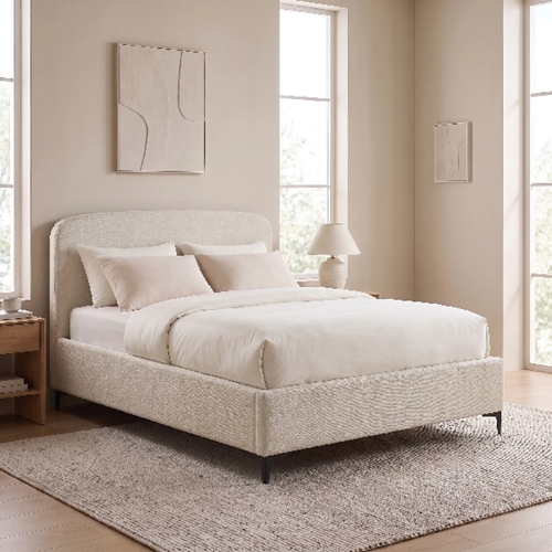 מיטה זוגית 200*160 דגם אס בגוון שמנת HOME DECOR