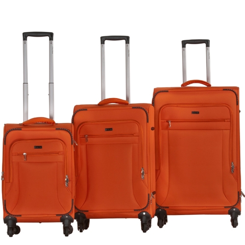 סט 3 מזוודות בד  "20, "24, "28  דגם: LWH3000