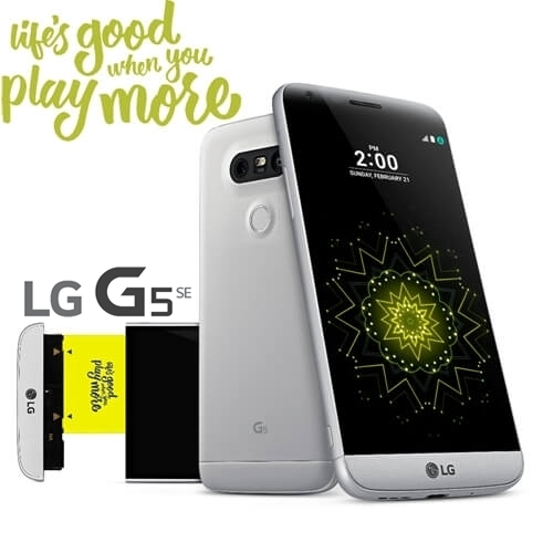 סמארטפון LG G5 se יבואן רשמי סוללה נוספת וכיסוי מגן מתנה