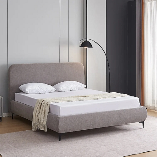 מיטה זוגית דגם קורין 190*140 אפור HOME DECOR
