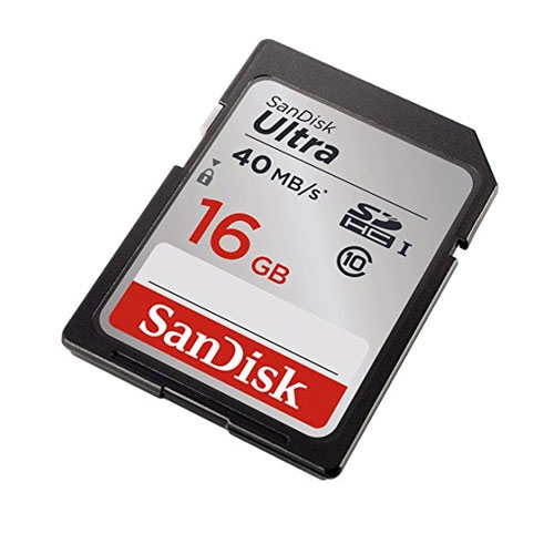 כרטיס זכרון Sandisk Ultra SDHC-I 16GB SDSDUN-016