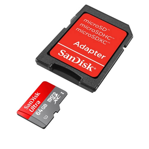 כרטיס זיכרון microSDHC בנפח 64GB Ultra