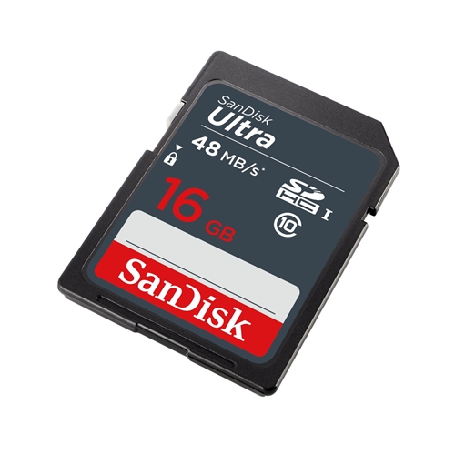 כרטיס זיכרון Ultra SDXC מבית SanDisk בנפח 16GB