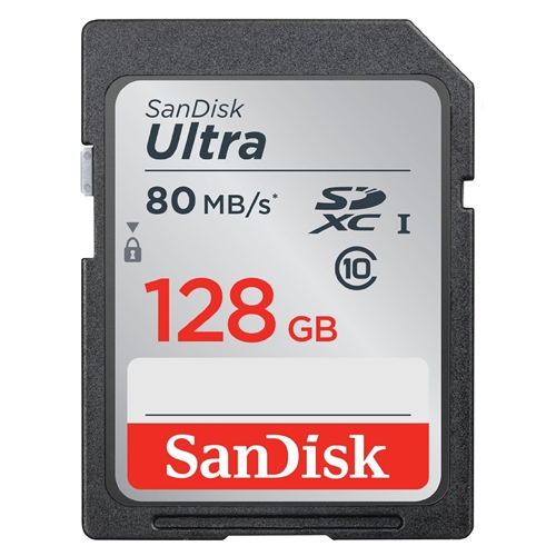 כרטיס זיכרון Ultra SDHC בנפח 128GB