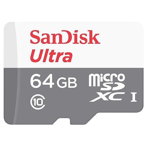 כרטיס זיכרון microSDHC בנפח 64GB