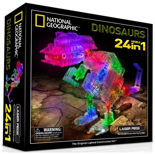 לייזר פגס דינוזאורים 24 ב-1 נשיונל ג'אוגרפיק