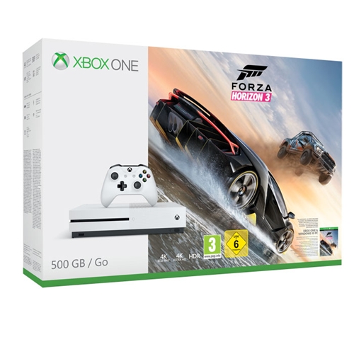 Xbox One S 500GB Forza Horizon 3 עם 3 חודשי לייב