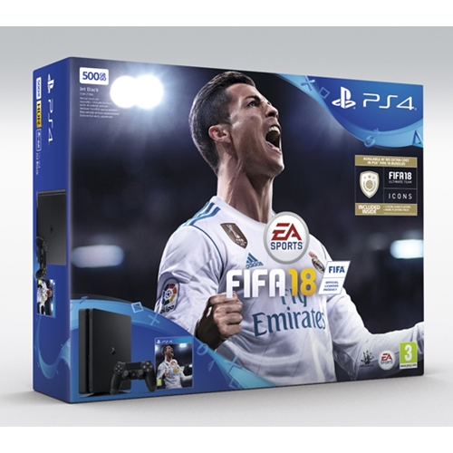 קונסולה PlayStation 4 כולל משחק FIFA 2018