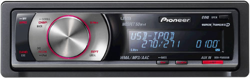 רדיו דיסק MP3 לרכב כולל כניסת USB ו-Pioneer AUX